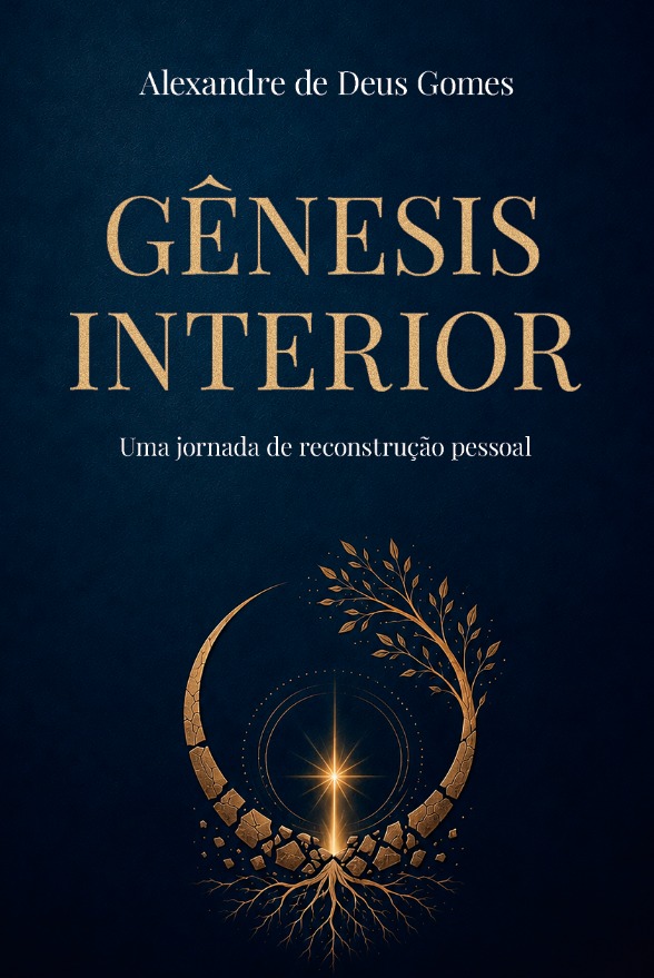 Capa do livro Gênesis Interior, de Alexandre de Deus Gomes